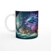 Balık Burcu Baskılı Kahve Kupası - Zodyak Kütüpanesi Vs3 - 1