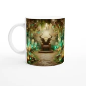 Boğa Burcu Baskılı Kahve Kupası - Büyülü Kristal Mağarası Temalı Vs2 thumbnail 1