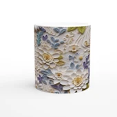 Pastel Renkli Çiçek Düşleri Kupa Bardak thumbnail 2