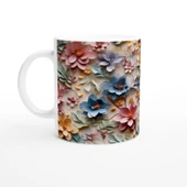 Pastel Bahar Rüyası Çiçekli Kupa Bardak thumbnail 1