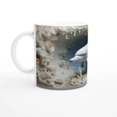 Okyanus Beyazı Yunus ve Mercan Kupa Bardak thumbnail 2