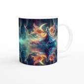 Balık Burcu Baskılı Kahve Kupası - Zodyak Maskeli Balo Vs4 thumbnail 3