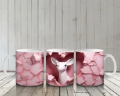 Çocuklara Sütü Sevdiren Aşkı Fısıldayan Geyik Kupa Bardak - 6