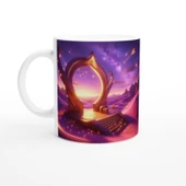 Yay Burcu Baskılı Kahve Kupası - Elementsel Doğa Krallığı Temalı Vs4 thumbnail 1