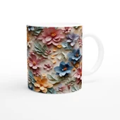 Pastel Bahar Rüyası Çiçekli Kupa Bardak thumbnail 3