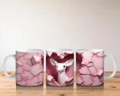 Çocuklara Sütü Sevdiren Aşkı Fısıldayan Geyik Kupa Bardak - 5