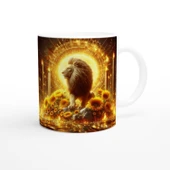 Aslan Burcu Baskılı Kahve Kupası - Elementsel Doğa Krallığı Temalı Vs4 thumbnail 3