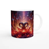 Koç Burcu Baskılı Kahve Kupası - Büyülü Kristal Mağarası Temalı Vs1 thumbnail 3