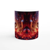 Koç Burcu Baskılı Kahve Kupası - Büyülü Kristal Mağarası Temalı Vs1 thumbnail 2