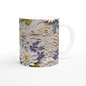 Pastel Renkli Çiçek Düşleri Kupa Bardak thumbnail 3