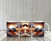 Çocuklara Sütü Sevdiren Fotoğrafçı Zürafa Desenli Kupa Bardak - 6