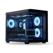 Aerocool AE P300C BK 3x12cm Mirror A-RGB Fanlı, Panoramik Tempered Panel, mATX - 3