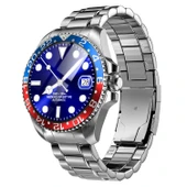 Zcwatch V0525 316L Paslanmaz Çelik, Döner Bezel, Bt Call, Spor Sağlık, IP68 Profesyonel Akıllı Saat thumbnail 1