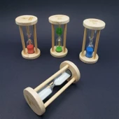 Ahşap 1 Dakika Kum Saati - 1