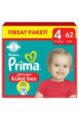 Prima Külot Bez, 4 Numara Bebek Bezi , 62 Adet, Fırsat Paketi - 1