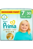 Prima Premium Care Bebek Bezi Beden:7 (15 KG) Xxx Large 30 Adet Ekonomik Pk - 1