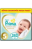 Prima Premium Care Bebek Bezi Beden:5 (11-16KG) Junior 252 Adet - 1