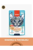 Pouch Somon-Ton Yaş Yavru Kedi Maması 70gr thumbnail 3