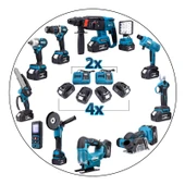 DAWREEK ONBİRLİ SET Ş.HİLTİ+Ş.SPRAL+S.SIKMA+MATKAP+Ş.TESTERE+Ş.MAKAS+Ş.Dekupaj+Lazer Metre+OtoYıkama+Taşlama - 3