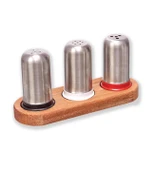 KBT-141 3 Lü Büyük Bambu Gondol Baharat Takımı - 1