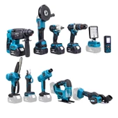 DAWREEK ONBİRLİ SET Ş.HİLTİ+Ş.SPRAL+S.SIKMA+MATKAP+Ş.TESTERE+Ş.MAKAS+Ş.Dekupaj+Lazer Metre+OtoYıkama+Taşlama - 6