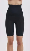 4007 Poliyamid Lazer Kesim Göbek Toparlayıcı Short - 1