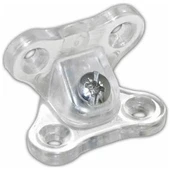 Açılı T Bağlantı Çektirme Şeffaf Plastik Köşe Birleştirme Kelebek Bağlantı (10 Adet) thumbnail 6