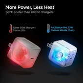 Spigen 100W USB-C Dual Duvar Şarj Cihazı [GaN II] PD 3.0 - 7