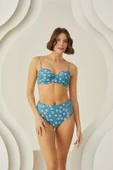 Litae Deep Straplez Yüksel Bel Bikini Takımı - 1