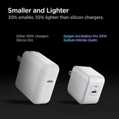 Spigen 100W USB-C Dual Duvar Şarj Cihazı [GaN II] PD 3.0 - 5