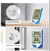 LİFE NET İç ve Dış Ortam Dijital Isı ve Nem Ölçebilen Termometre (Termokulplu) - 7