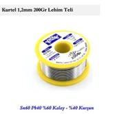 KURTEL 200 gr Makara 60/40 1.2mm Lehim Teli (Pastalı) - 2