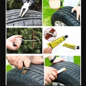 Lastik Tamir Fitili-Oto, SUV, Motor İçin Acil Patlak Onarımı-Pratik Çözüm - 3