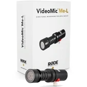 Rode VideoMic ME-L iOS Mikrofon - OUTLET Açılmış Kutu (Sıfır Kondisyon) thumbnail 1