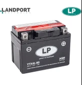 LP (Landport) AGM LTX4L-BS Akü - 1