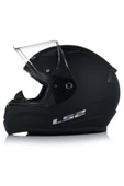 LS2 Rapıd 2 Mat Siyah Fullface Motosiklet Kaskı Şefaf Camlı - 3