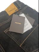 Tom Ford Kot Pantolon, Siyah Kot Pantolon, Erkek Kot Pantolon - 3