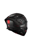 MT Helmets KASK MT THUNDER 4 SV LUMİNENCE D1 MAT GRİ/SİYAH - 3