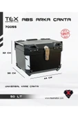 Tex 70055 ABS 50 Litre Siyah Arka Çanta (Topcase) thumbnail 6