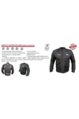 Forte GT Xbyc 1079 Skyland 4 Mevsim 3 Kademeli Korumalı Motosiklet Montu Xl Beden Siyah - 5