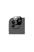 RiseOfGLC iPad Pro 11 2024 Zore 3D Kamera Camı - Siyah - 2