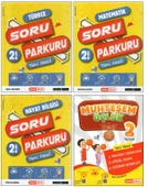KIRMIZI BEYAZ 2. SINIF SORU PARKURU SET+MUHTEŞEM ÜÇLÜK (4 KİTAP) - 1