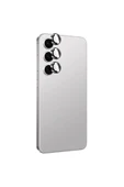 hzraksesuar Galaxy S24 Plus uyumlu RNTC Titanium Premium THTTerli Kamera Lens Koruyucu-Gri - 1