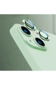 FLYGIFTS iPhone 13 Uyumlu Zore CL-07 Kamera Koruyucu-Açık Yeşil - 1