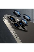GNG HOME iPhone 13 Pro Uyumlu Zore CL-07 Kamera Koruyucu-Siyah - 1