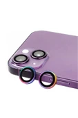 KILIFTECH iPhone 14 Plus Uyumlu Zore CL-07 Kamera Koruyucu-Colorful - 1
