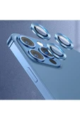 KILIFTECH iPhone 12 Pro Max Uyumlu Zore CL-07 Kamera Koruyucu-Mavi - 1