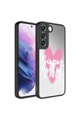 Noir318 Galaxy S21 FE Uyumlu Aynalı Desenli Kamera Korumalı Parlak Zore Mirror Kılıf-Süper Anne thumbnail 1