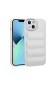 zore iPhone 14 Plus Uyumlu Kamera Korumalı Parlak AiHTTg'li Zore Galya Kılıf-Beyaz thumbnail 1