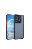 KILIFTECH Xiaomi 14T Pro Uyumlu Kılıf Zore Hux Kapak-Siyah - 1